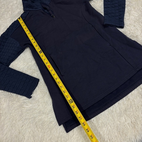 Columbia Woman’s quilted sleeve Quarter Zip blue Pullover Size XS - Picture 2 of 12